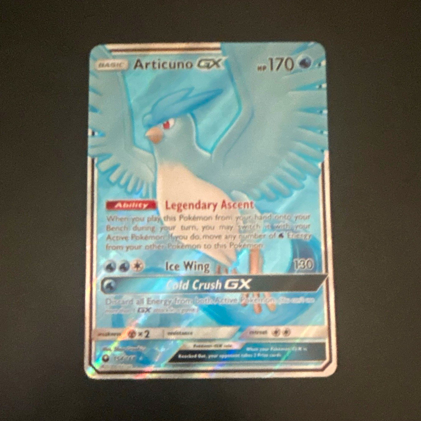 The Pokémon Company Articuno GX 154/168 SM Celestial Storm Full Art Holo UR