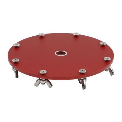 Aluminium Bodenplatte für PAC12 JPC12 Antenne tragbar Kurzwelle 11 cm Durchmess