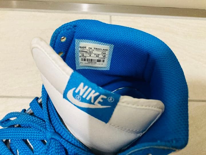 2008 Nike Terminator High Basic White Italy Blue … - image 5