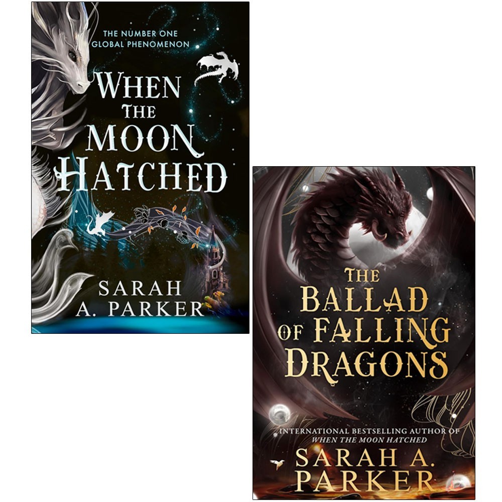 Moonfall Series Collection 2 Books Set by Sarah A.Parker When the Moon Hatched