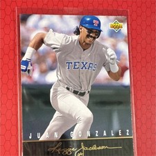 Upper Deck 1992 Clutch Performers R10 Juan Gonzalez Texas Rangers Baseball