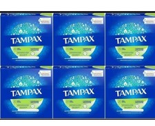 216 Tampax Compak Green Tampons, Super X 12 Boxes - (18 each box)
