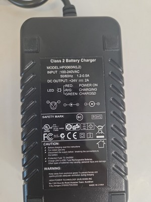 #ad #ad 24V 2A Lithium Battery Charger for Power Wheelchair Electric HP0060W L2 XLR $49.99