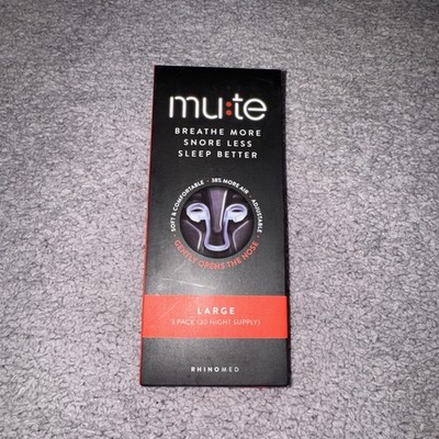 Mute Nasal Dilator for Snore Reduction-Anti-Snoring Aid Solution-Improve 11/2026