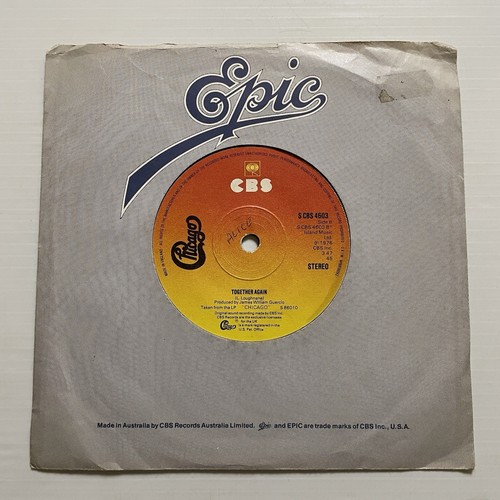 Chicago If You Leave Me Now Vinyl Record 7” 45 RPM S CBS 4603 1976 - Picture 24 of 24