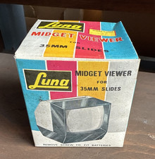 New Old Stock Luna Midget Viewer For 35mm Slides Original Box Projector Film