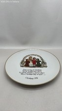 Holly Hobbie Christmas 1974 Collector Plate Genuine Porcelain Vintage Japan