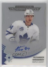 2020 Upper Deck Ultimate Collection Introductions Alexander Barabanov Auto yc8
