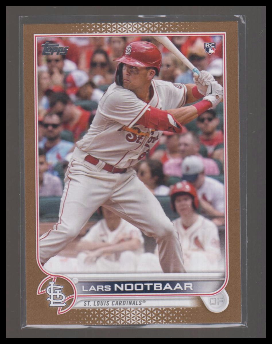 2022 Topps #58 Lars Nootbaar Gold