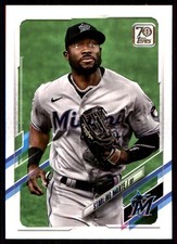 Starling Marte 2021 Topps #49 Miami Marlins MLB READ FREE SHIPPING AutographDen