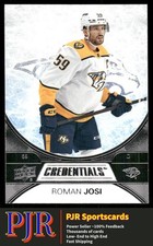 Roman Josi 2021-22 Upper Deck Credentials #36 Nashville Predators