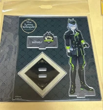 Twist silver acrylic stand dormitory clothes