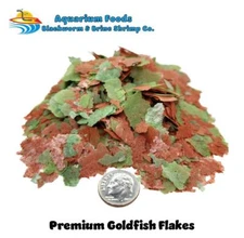 Premium Goldfish Flake Food - With FREE 12-Type Pellet Mix & 4-Type Wafer AFI