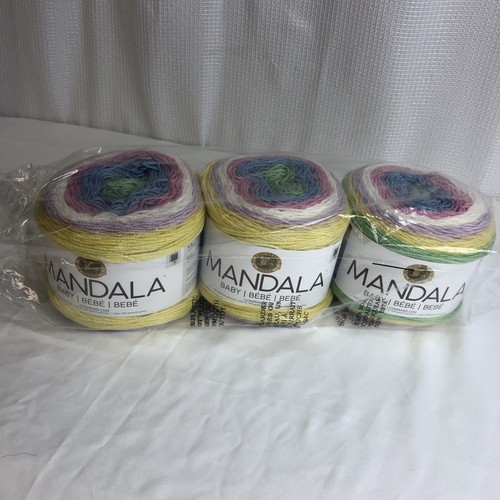 Löwenmarke Mandala Baby Garn 3 Stück Neverland #213 100 % Acryl Mehrfarbig - Bild 1 von 7
