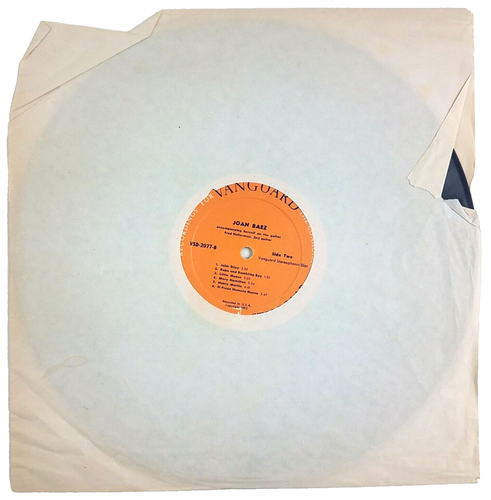 VTG GUC Joan Baez Self-Titled Vinyl LP Vanguard VSD-2077 Ten Thousand Miles 1960 - Picture 5 of 12