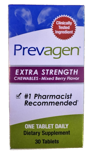 Prevagen Extra Strength Mixed Berry Chewable - 20mg (30 Tablets)