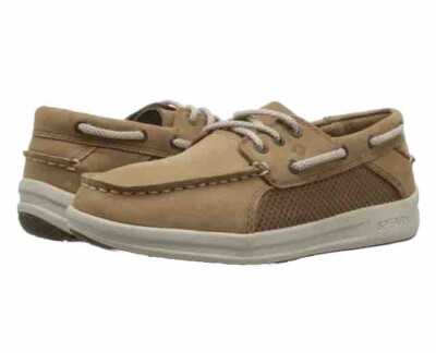 NEW Sperry Gamefish Size M Leather Boat Shoes Big Kids Boys