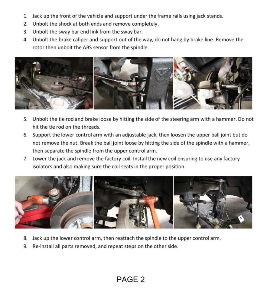 Muelles helicoidales de elevación delanteros de 2" Maxtrac 752020-8 para Dodge RAM 1500 V8 1994-2001 2x2 Foto 3 de 4