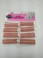 NOS Package of 8 Vintage 1962 Goody Ball-Tip Brush Rollers - Large Curlers