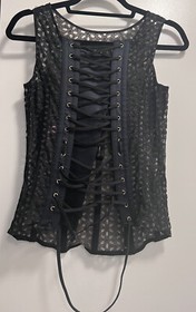 AGENT PROVOCATEUR Corset Size AP 4 Lace Deep V Push Up Worn Once