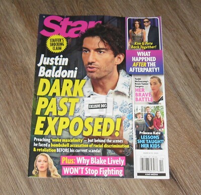 STAR 2025 magazine Justin Baldoni BLAKE LIVELY Teddi Mellencamp KIM Kardashian