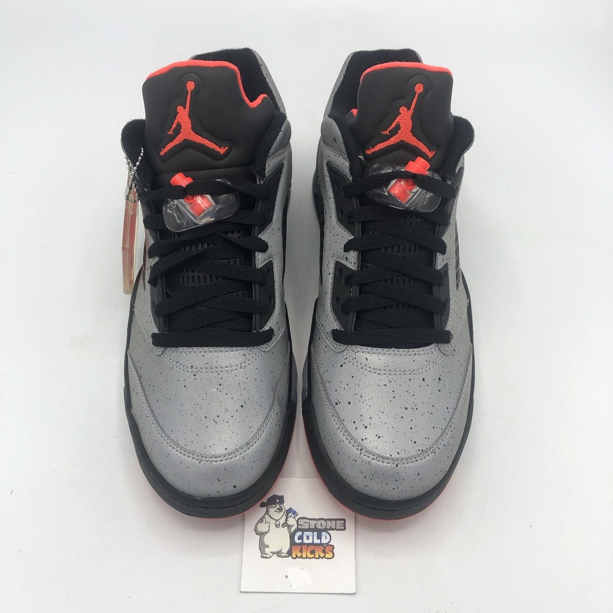 Nike AIR JORDAN Retro 5 Low NEYMAR SILVER INFRARED BLACK 3M 846315