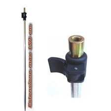 PICCHETTO PESCA CARPFISHING POGGIA CANNA PALETTO FILETTATO TELESCOPICO PER NASSA