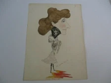 ANTIQUE PAINTING PAUL LEPAGE PORTRAIT RARE 1904  ART DECO ILLUSTRATIONS WOMEN