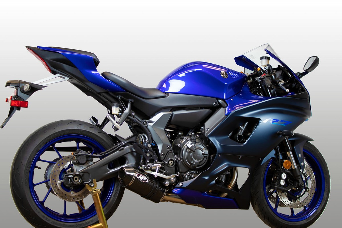 M4 Exhaust Full System w/ Carbon Canister for 2021-2026 Yamaha R7