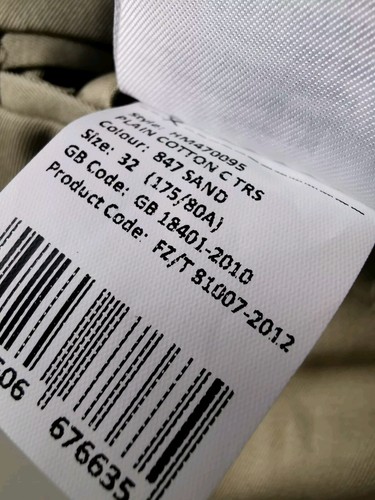 HACKETT LONDON Mens UK W32 Plain Cotton Lightweight Trousers Beige Tailoring Req - Picture 15 of 18