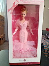 Barbie Collector Pink Ribbon Barbie Doll Pink Label 2006 Mattel J0932