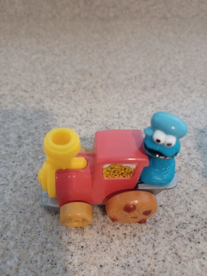 Lote de 3 Coches de Juguete Vintage Playskool Diecast Plaza Sésamo Big Bird/Cookie Monst Foto 2 de 4
