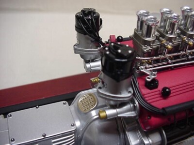 Ferrari 250GTOENGINE純銅製 エンジンパーツディスプレイボード Production Photos CMC Ferrari 250 GTO parts display board cmc