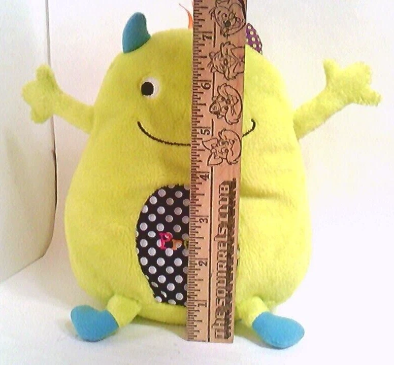 "6""~Acabado~Amarillo~Monstruo~Felpa~Animal~Suave~Juguete para bebé~Risas" Foto 2 de 4