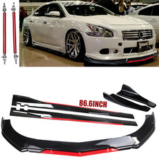 For Nissan Maxima Front Bumper Lip Splitter S...
