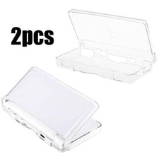 2pcs Clear Crystal Hard Shell Case Cover for Nintendo DSL NDS Lite NDSL Console