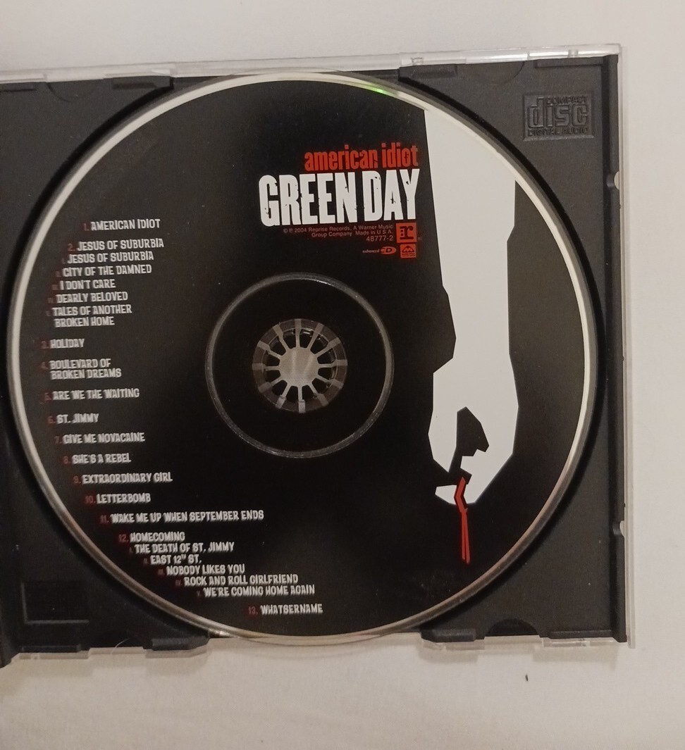 GREEN DAY CD American Idiot Rated R not CLEAN 2004 PUNK Retro