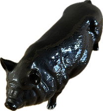 Vintage Royal Doulton Black Vietnamese Pot Bellied Pig