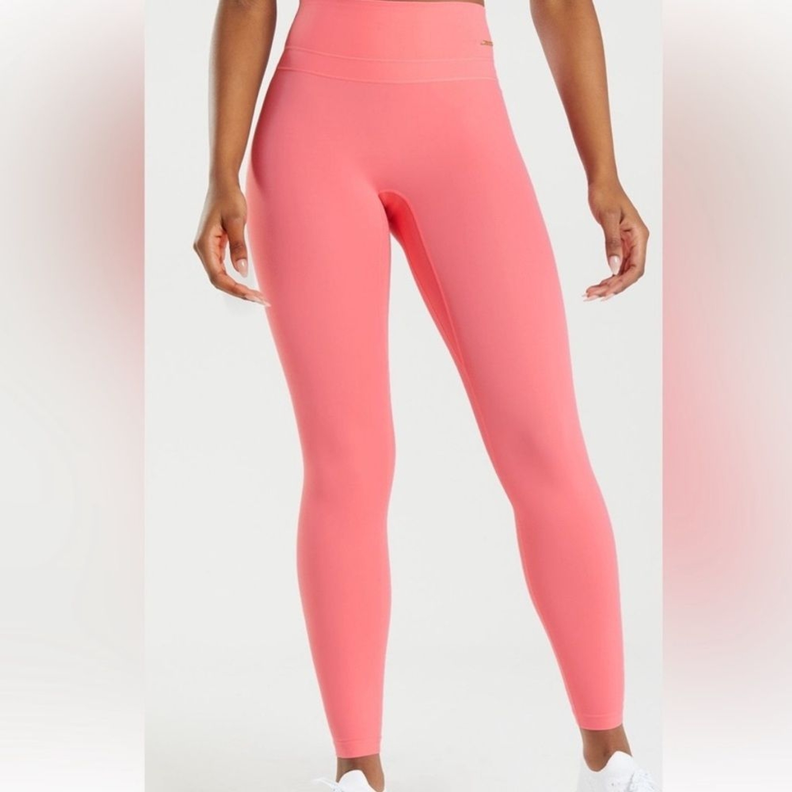 Gymshark Whitney Simmons High Rise Coral Leggings in Medium