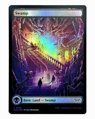 MTG | Swamp / Sumpf | Duskmourn | Basic Land | Foil | NM | EN