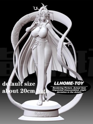 Game HOT Aria Ice Elf pretty girl Elegance stand Resin 3D Print GK Kit Figure