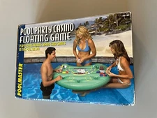 Poolmaster Pool Party Casino Floating Game New Old Stock Sealed In Box 2005