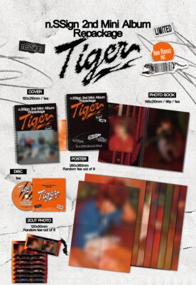 N.SSIGN TIGER Album LIMITED EDITION 2 Ver SET/2CD+2 Book+2Poster+2