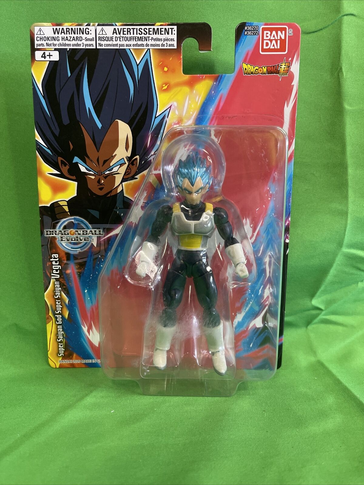 Boneco Dragon Ball Z Vegeta Super Sayajin Deus 4 - Hasbro - Boneco