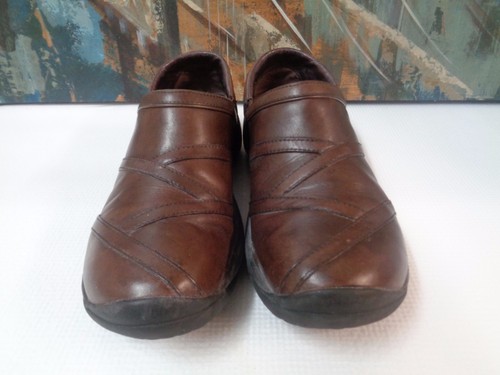 Merrell Womens Brown Leather Clogs Size 9.5 - Picture 2 of 8