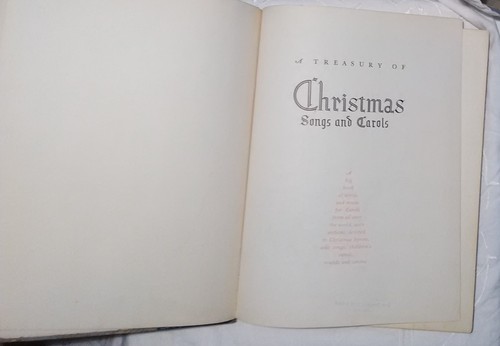 Treasury of Christmas Songs and Carols - Beautifully Illustrated - 1955 - Picture 4 of 17