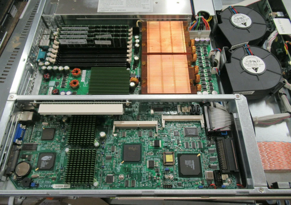 SuperMicro 6014H-X8  2x 64-Bit 1-Core 3GHz 4GB Ram 4x Bays 1U Server - Image 4 of 4