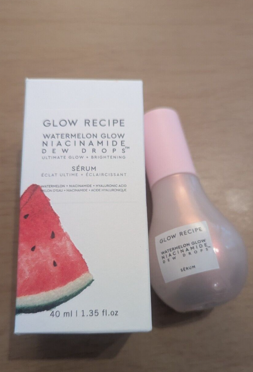 Glow Recipe Watermelon Niacinamide Dew Drops Face Serum 40ml   BRAND NEW in BOX