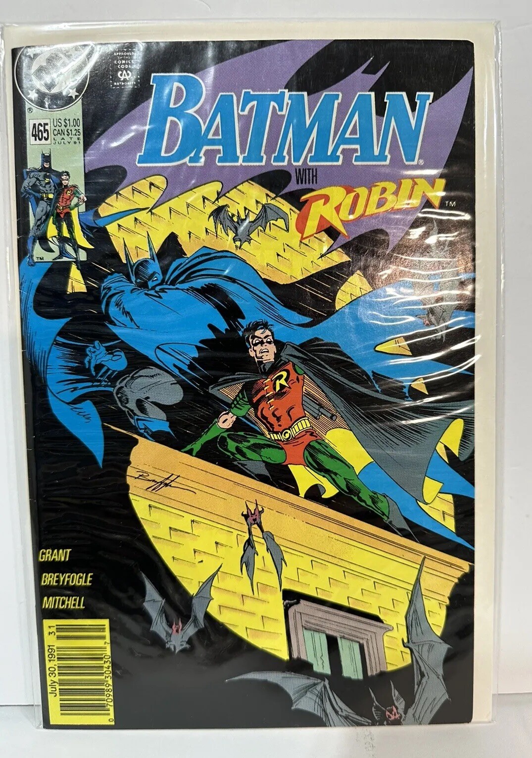 Batman (Vol 1) #465 - 1991 DC Comics Newsstand Edition