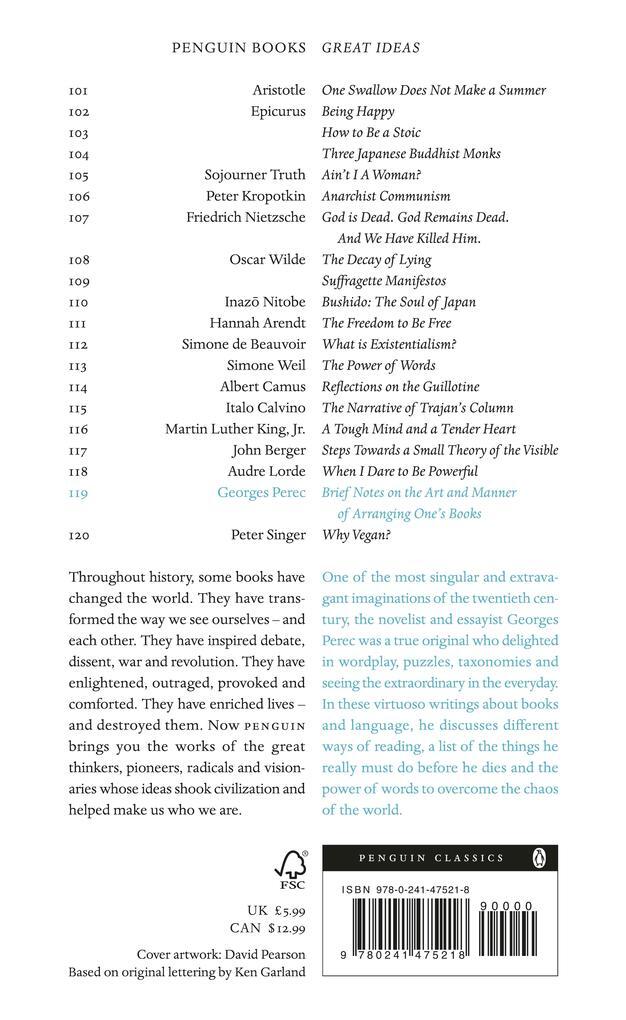 Thumbnail - Brief Notes On The Art And Manner Of Arranging One's Books | Georges